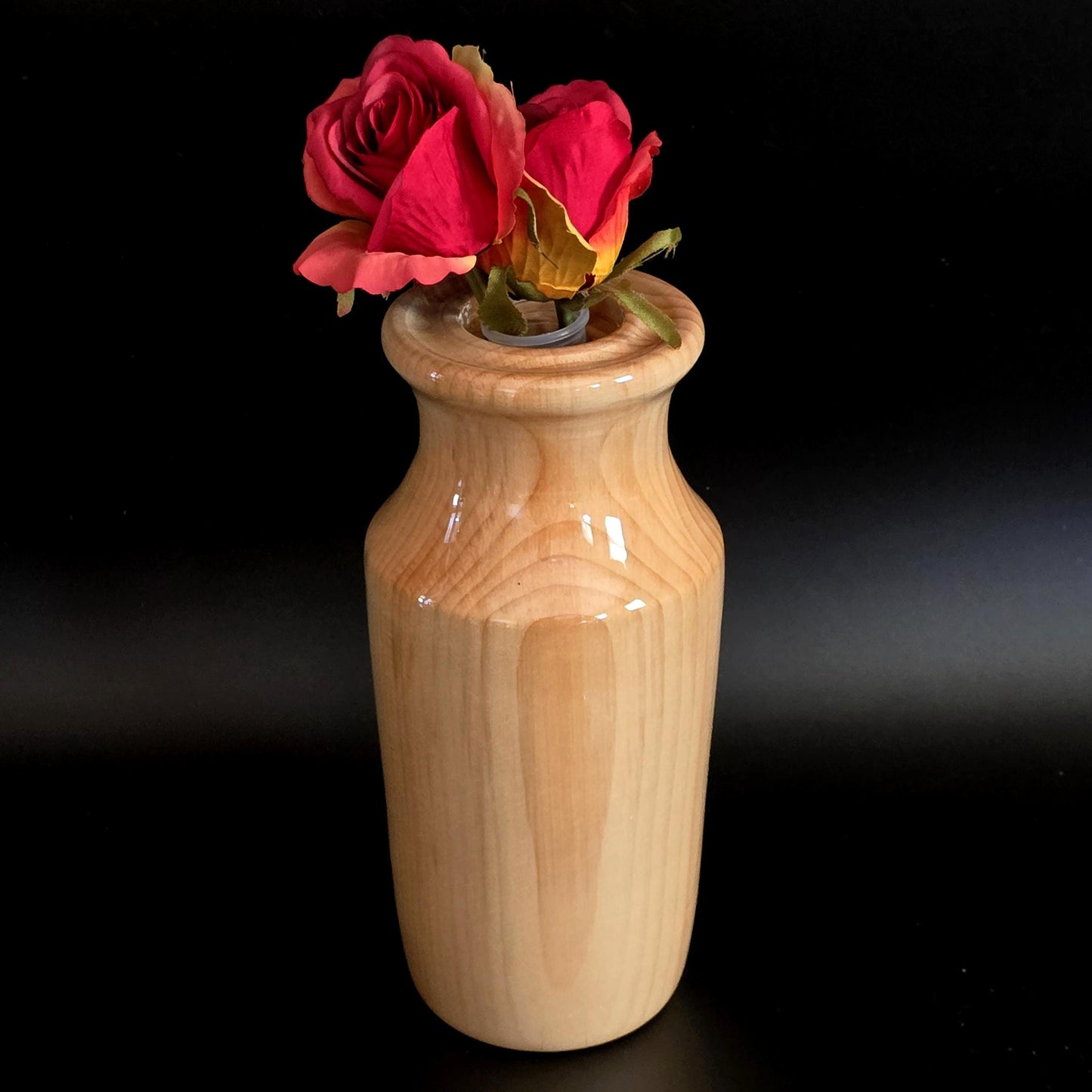 Handcrafted Vase / Candle Holder Turned from a Pine Tree -  Cabin Decor