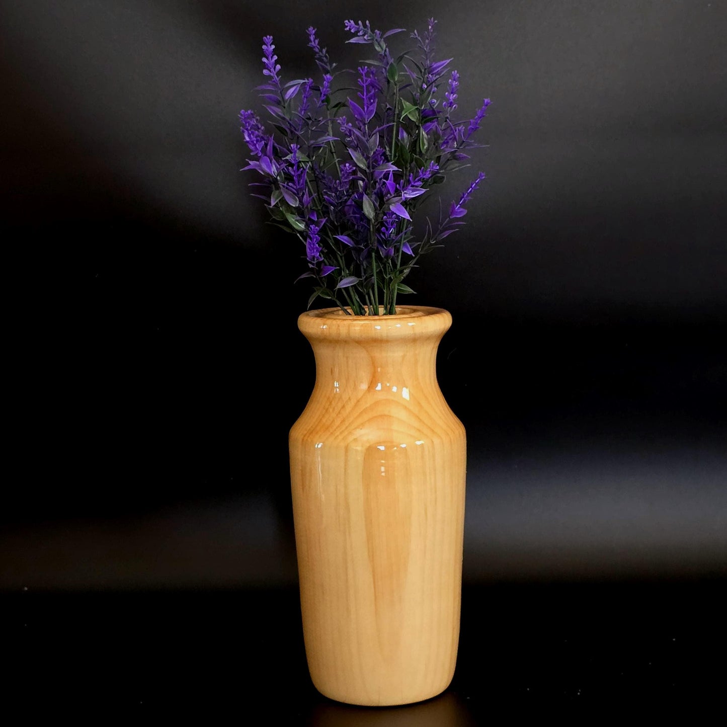 Handcrafted Vase / Candle Holder Turned from a Pine Tree -  Cabin Decor