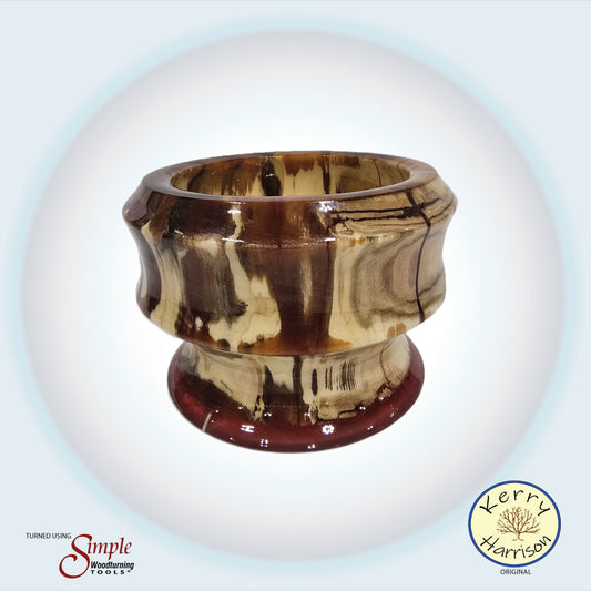 Unique Handmade in Minnesota Wood and Resin Bowl