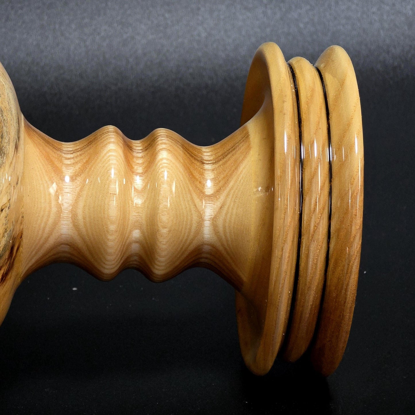 Candy Dish on a Pedestal - Hand Turned in Minnesota from Maple | Wood Candy Bowl